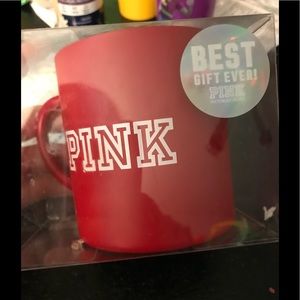 Vs pink metal mug new in box